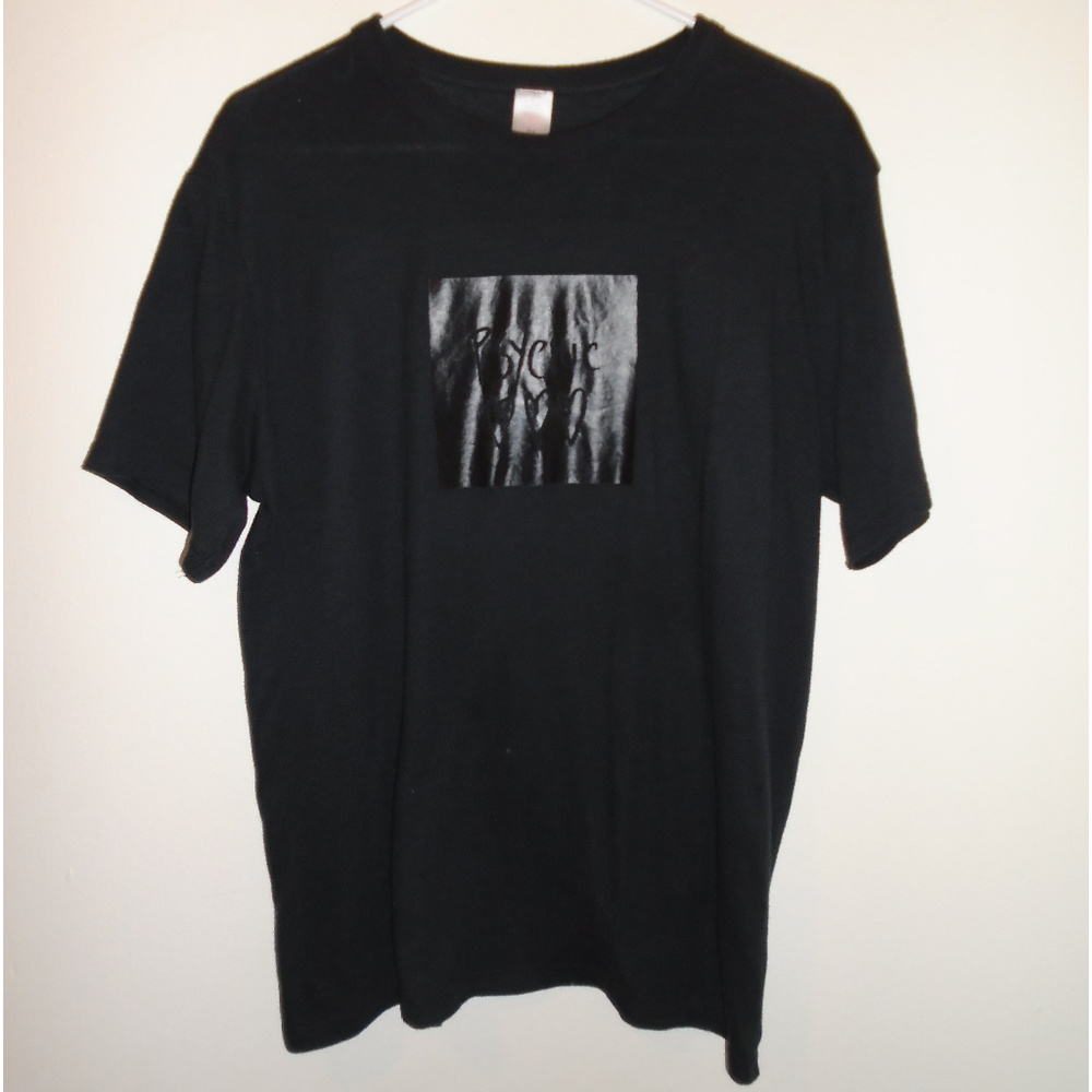 Psychic Love Men's Large Black Graphic Tee Shirt